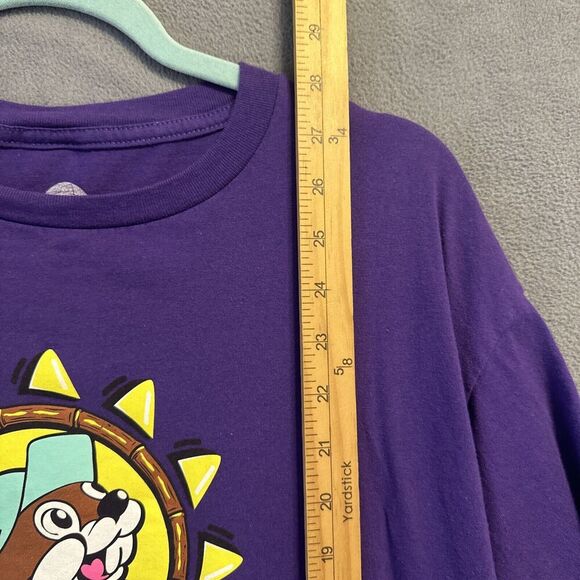 Buc-ee's T-Shirt Did Somebody Say 2023 Size XL Purple Graphic S/S Tropical Tee - Picture 6 of 7